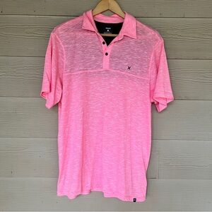 Hurley Vibrant Pink Polo Shirt